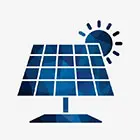 Panneaux solaire icone